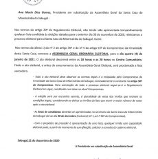 Convocatória 04/01/2021