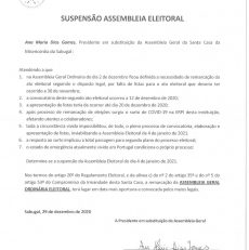 Suspensão Assembleia Eleitoral